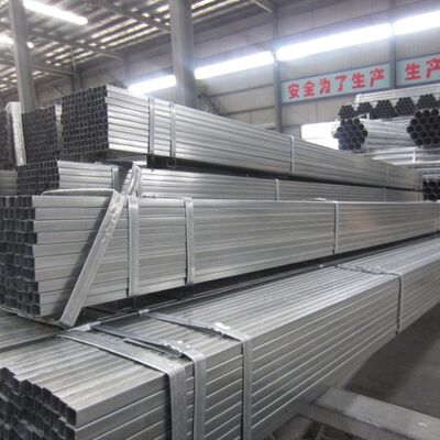 Качественный  China Supplier New Hot Dipped Non Secondary Galvanized Square Steel Tube фабрика